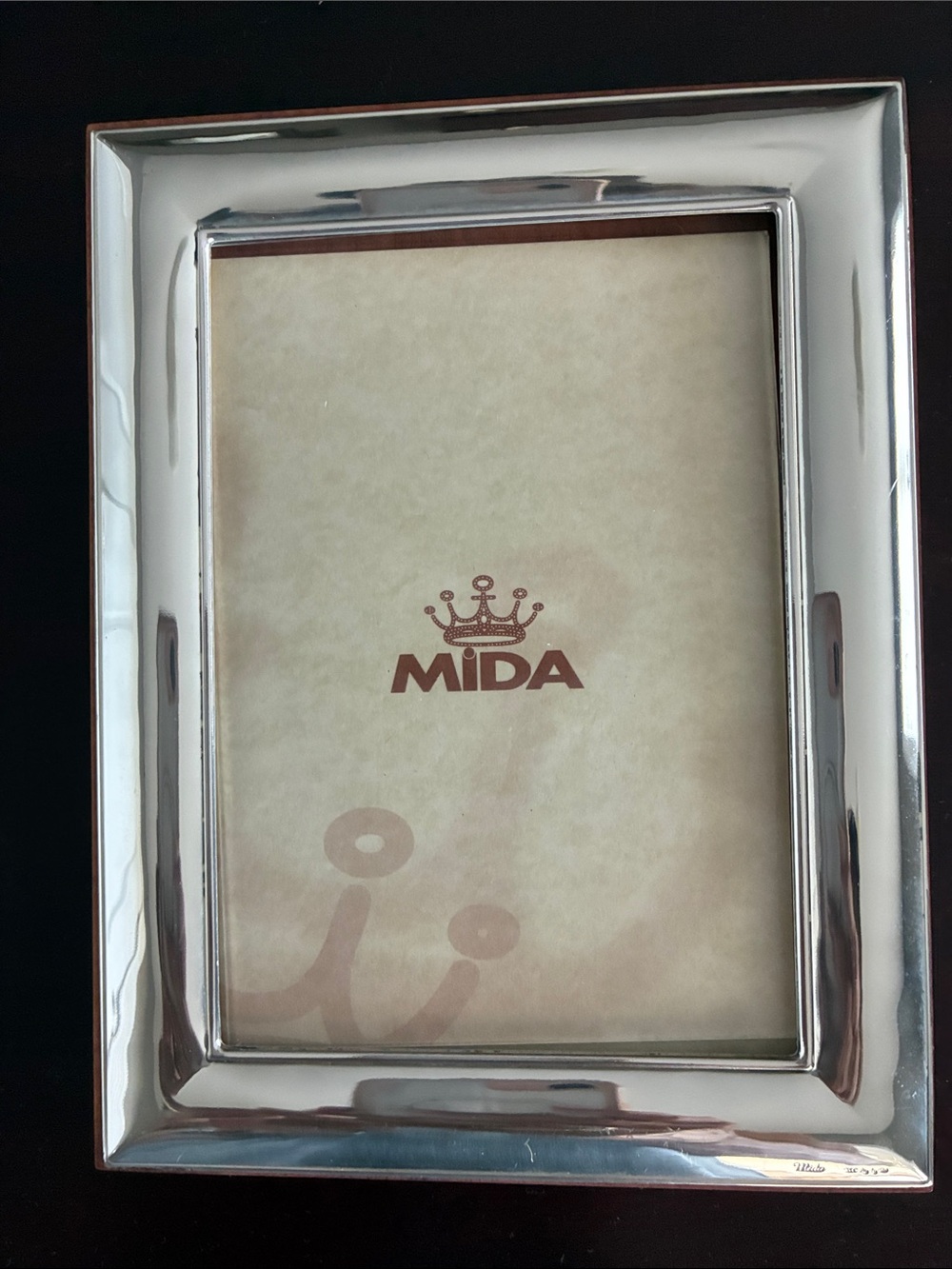 Vintage 25th Anniversary Silver-Plated Decorative Frame - Mida Argenti